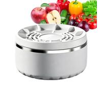 Macchina per il lavaggio di e | 4 livelli di rotazione da 15 Watt, per il lavaggio degli alimenti e pulitore, per riso, carne, casa, cucina, sala da pranzo, ristorante, picnic,