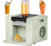 Macchina per il rasoio del ghiaccio - Macchina per il ghiaccio automatica a fiocco di neve da 280 W con raffreddamento rapido, produzione 60 kg/24 ore per negozi di bevande fredde, ristoranti, negozi