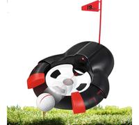 Macchina per Il Ritorno della Pratica del Putting da Golf, Tazza per Il Putting Automatica con Ritorno della Palla, Portatile a Batteria per Interni ed Esterni, Angolo Regolabile in ABS Resistente