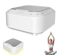Macchina per il rumore bianco con luce notturna e timer per dormire, 28 suoni lenitivi frequenze Solfeggio, nuova luce notturna morbida 2025 per meditazione, sonno, yoga, relax