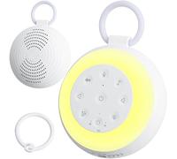 Macchina per il Rumore Bianco per Bambini,Macchina Rumore Bianco Portatile,Machine Adulti Aiuti per Il Sonno con 24 Suoni Rilassanti,Luce Notturna con Timer e Registrazione,con Un Suono Naturale