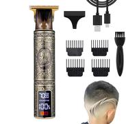 Macchina per il taglio dei capelli - Macchina per taglio di capelli elettrico per uomini, rasoio per body batteria da toeletta | Macchina da taglio dei capelli da friseur, ricarica USB, display LCD, e