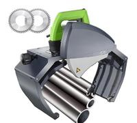 Macchina per il taglio di tubi Piccola macchina portatile per il taglio di tubi a mano Velocità e diametri regolabili 2900 giri/min Macchina per il taglio di tubi elettrici per tubi in plastica 220mm