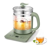 Macchina per Il Tè Caldo Intelligente, Bollitore Elettrico da 1,8 Litri, Pentola Salutare con Controllo della Temperatura e Tè Caldo, Appuntamento 24 Ore Su 24, per Tè, Caffè, Acqua Bollente green