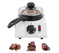 Macchina per il vellutatore della cioccolata calda, macchina per temperare il cioccolato con pentola antiaderente in ceramica, temperatura regolabile da 30 a 85 ℃ per la produzione di cioccolato