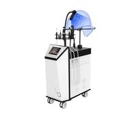 Macchina per il viso a getto d'acqua Peel & Photooxygen, scrubber per la pelle con terapia inalatoria di ossigeno, riduce lo stress, esfolia, pulisce in profondità, dispositivo di bellezza domestico