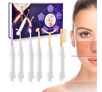 Macchina per il viso ad alta frequenza TwoWin, 6 elettrodi Argon Gas Violet e Neon Gas Arancione Bellezza Cura della pelle Acne Spot Rimozione brufolo Rimozione lifting Gonfiore Bacchetta portatile
