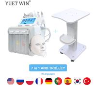 Macchina per il viso con ossigeno a idrogeno pulizia profonda sollevamento rassodante rimozione di punti neri cura della pelle dispositivo di bellezza per la dermoabrasione dell'acqua