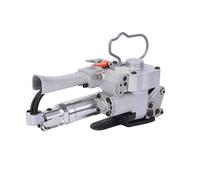 Macchina per imballaggio, Pressa pneumatica for cinghie in acciaio e plastica, automatica, portatile, senza fibbie, for fascette termofusibili, reggiatrice portatile,Utensile per fascettatura