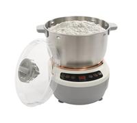 Macchina per impasto, 7 l, 250 W, completamente automatica con coperchio, tempo regolabile da 1 a 40 minuti, per panini, dolci, biscotti