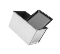 Macchina per in alluminio qualità con coperchio, teglia quadrata per pane, per risultati costanti e rimozione senza sforzo, stampi per pane antiaderenti