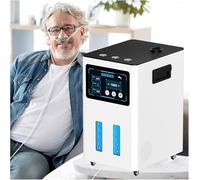 Macchina per Inalazione Di Idrogeno a 3 Uscite, Generatore Di H₂ Puro Al 99,9999% per Uso Domestico, Impostazione Timer 12 Ore, Ionizzatore per Elettrolisi Dell'acqua Spe/Pem Per Domestico 1200ml/min