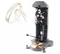 Macchina per incisione manuale di anelli, timbro per quadranti bifacciale, blocco lettere standard da 1,5-2,0 mm, per la creazione di gioielli fai da te, incide anelli in oro/argento/platino