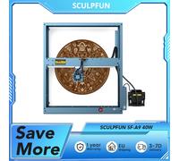 Macchina per incisore laser SCULPFUN SF-A9 da 40 W con assistenza aerea, macchina per incisione laser ad alta velocità 36000 mm/min Area 400 * 400 mm SCULPFUN SF-A9 40W