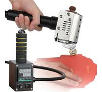 Macchina per incollaggio a Caldo a Spinta Manuale - Macchina per incollaggio Portatile per Borse in Pelle con Display Digitale e Controllo della Temperatura da 150 W,50ml-5mm