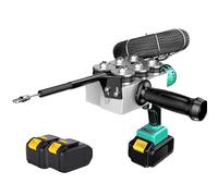 Macchina per infilare Fili a Parete, infilatrice per Tubi Nascosta per elettricisti, estrattore Automatico a Batteria al Litio, Illuminazione a LED, per la Costruzione di pareti