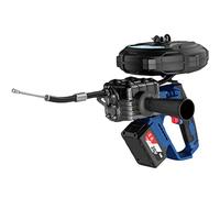 Macchina per infilare i cavi elettrici, macchina per infilare i cavi elettrici da parete completamente automatica da 800 W, velocità di cablaggio di 40 m/min, trazione di 600 Nm, con 2 batterie da 2