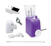 Macchina per intrecciare corde elettriche | Strumento fai-da-te per gioielli, trecciatrice automatica 14,5×11×16 cm per collane, braccialetti e lavori in corda. per adulti, bambini e hobbisti