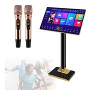 Macchina Per Karaoke Cinese, Lettore Karaoke HD 4K Da 19,5 Pollici | 2 Microfoni Wireless UHF Con Riverbero, 3 TB Di Spazio Di Archiviazione, 1 Milione Di Canzoni Nel Cloud, Per Casa E Bar