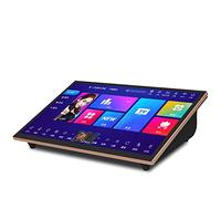 Macchina per karaoke con touch screen, microfono wireless e download di canzoni cloud per casa, famiglia e intrattenimento per feste