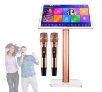 Macchina per karaoke, controllo tramite app per telefono touch screen, download di canzoni tramite cloud, tutto in una macchina per karaoke con microfono wireless, lettore karaoke KTV,19.5inch-2TB