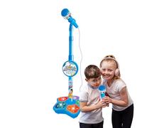 Macchina per karaoke per bambini | Giocattolo canterino con altezza regolabile | Giocattolo cantante per bambini con microfono portatile, set da gioco per bambinii robusti e durevoli con luce come