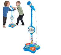 Macchina per karaoke per bambini - Giocattolo per cantare in altezza regolabile, robusti set da gioco per bambini con luce | Divertenti regali di compleanno per ragazzi, bambini e ragazze e per le vac