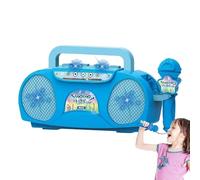 Macchina per karaoke per bambini, macchina per karaoke portatile,Microfono per karaoke con altoparlante | Macchina per karaoke per bambini per adulti Accessori per strumenti per bambini Effetto lumino