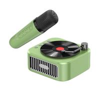 Macchina per karaoke per bambini, piccola macchina wireless per karaoke, giocattolo musicale portatile retrò per donne e compleanni