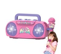 Macchina per karaoke piccola macchina per karaoke per - musica con microfono | Macchina portatile per adulti, per strumenti, effetto illuminazione per feste Familia
