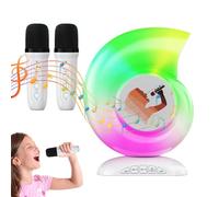 Macchina per karaoke portatile, di altoparlanti a canto leggero a LED | Kareoke Singing Machine, altoparlante al microfono, Karaoke Machine per la festa a casa