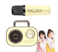 Macchina per karaoke portatile - Macchina per karaoke per bambini, altoparlante wireless portatile con microfono | Forniture audio ricaricabili con connessione a doppio microfono per la stanza di casa