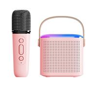 Macchina per karaoke portatile, set di macchine per karaoke,Lettore musicale con microfono - Cantante familiare, altoparlante subwoofer per il canto domestico della famiglia