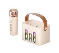 Macchina Per Karaoke, Set Di Macchine Per Karaoke Altoparlante Per Karaoke Portatile Con Suono Con Luci - Macchina Per Karaoke Portatile A Lungo Raggio Stabile Per Feste Di Compleanno Per Conf