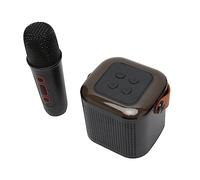 Macchina per Karaoke Supporto Luce RGB Scheda di Memoria Ricaricabile Potente Microfono Altoparlante Wireless per Feste per Telefono (#2)