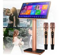Macchina per Karaoke, Touch Screen Phone Remote & App Control Cloud Download Songs Home Tutto in Uno KTV Karaoke Player con Microfono Wireless, Bar per Famiglie Festa in Casa,19.5inch-3TB