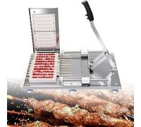 Macchina per kebab - Strumento manuale per spiedini in acciaio inox per una facile preparazione della carne sulla griglia