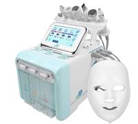 Macchina per la Bellezza del Viso all'ossigeno all'idrogen, Hydra Facial Macchina per La Pulizia, 7 in 1 Macchina per La Cura del Viso RF per Uso Facciale, Spa, Casa
