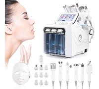 Macchina per la bellezza del viso con ossigeno all'idrogeno,7 in 1 Macchina per la pulizia del viso con aspirapolvere multifunzionale Spruzzatore per il viso professionale per spa,salone di bellezza