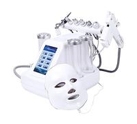 Macchina per la bellezza del viso con ossigeno e idrogeno, strumento per la gestione della pelle con 7 manici e maschera colorata, per la cura del viso, per una pulizia profonda, ossigenazione e