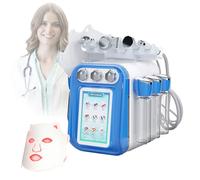 Macchina per la bellezza del viso idrogeno professionale 7in1 macchina per la bellezza dell'ossigeno,Apparecchio di bellezza a piccole bolle detergente piccolo dispositivo di bolle di eliminare le