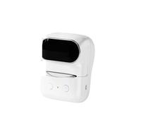 Macchina per la codifica della data, Stampante For Etichette Bluetooth Portatile, Stampante Termica For Etichette Con Codici A Barre Wireless per codice a barre della data, numero di lotto(White)