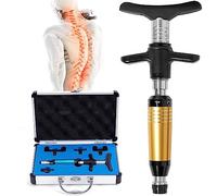 Macchina per la correzione della colonna vertebrale, Pistola massaggiatore Regolatore della chiropratica Massaggiatore spinale Strumento di regolazione della chiropratica,Yellow