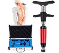 Macchina per la correzione della colonna vertebrale, Pistola massaggiatore Regolatore della chiropratica Massaggiatore spinale Strumento di regolazione della chiropratica,Red
