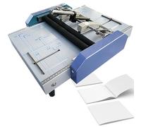 Macchina per la creazione di libretti, piegatura e rilegatura automatica della carta, cucitrice e punto a sella per uso domestico, scuola e chiesa, pieghevole e pinzatura efficiente