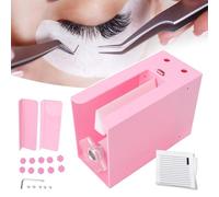 Macchina per la fioritura delle ciglia acriliche, creatore di fan delle ciglia con staffa di estensione, macchina per la fioritura delle ciglia semiautomatica, macchina (Pink)
