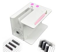 Macchina per la fioritura delle ciglia-Macchina per l'estensione delle ciglia finte Separatore Maker-Pinzette magnetiche Slot per il posizionamento Slot-Apertura rapida (White)