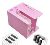 Macchina per la fioritura delle ciglia-Macchina per l'estensione delle ciglia finte Separatore Maker-Pinzette magnetiche Slot per il posizionamento Slot-Apertura rapida (Pink)