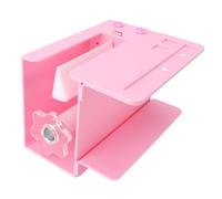 Macchina per la Fioritura delle Ciglia, Separatore per Ciglia Finte da 6,89 Pollici con 10 Coppette per Colla per Ciglia, Acrilico Portatile Professionale per le Donne (PINK)