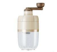 Macchina per la granita del ghiaccio con lama in acciaio inossidabile progettata per la creazione di ghiaccio liscia (beige)